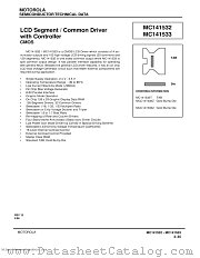 MC141532T datasheet pdf Motorola