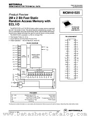 MCM101525B15 datasheet pdf Motorola