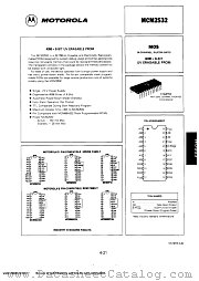 MCM2532 datasheet pdf Motorola