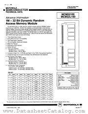 MCM32100 datasheet pdf Motorola