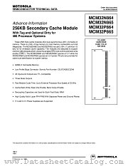 MCM32P864 datasheet pdf Motorola