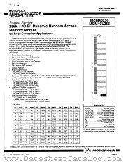 MCM40256SG80 datasheet pdf Motorola