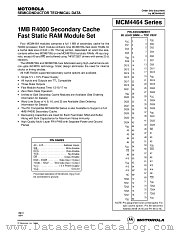 MCM44E64 datasheet pdf Motorola