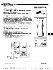 MCM60L256AFC10 datasheet pdf Motorola