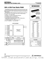MCM6206DJ25R2 datasheet pdf Motorola