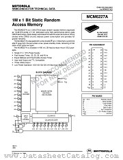MCM6227AWJ20R2 datasheet pdf Motorola