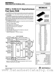 MCM6343 datasheet pdf Motorola