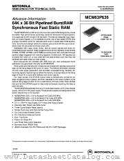 MCM63P636TQ200R datasheet pdf Motorola