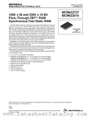 MCM63Z737 datasheet pdf Motorola