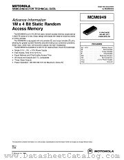MCM6949YJ12R datasheet pdf Motorola