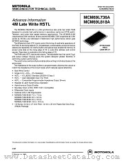 MCM69L818AZP8.5 datasheet pdf Motorola