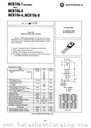 MCR106-1 datasheet pdf Motorola