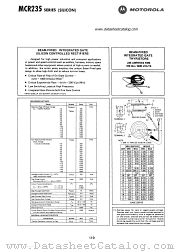 MCR235-150 datasheet pdf Motorola