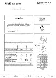 MCR32-50 datasheet pdf Motorola
