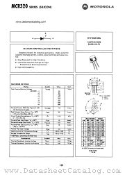 MCR320-3 datasheet pdf Motorola