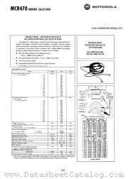 MCR470-130 datasheet pdf Motorola
