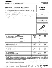MCR506 datasheet pdf Motorola
