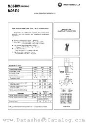 MD3410 datasheet pdf Motorola