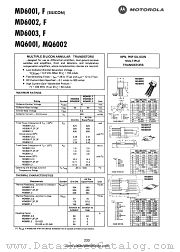 MD6001F datasheet pdf Motorola