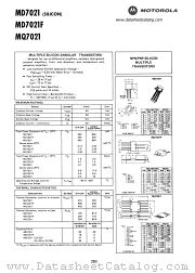 MD7021F datasheet pdf Motorola