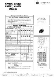 MDA800 datasheet pdf Motorola