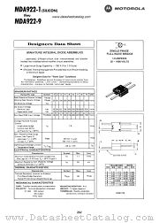 MDA922-5 datasheet pdf Motorola