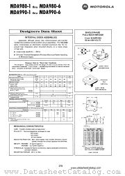 MDA990-5 datasheet pdf Motorola