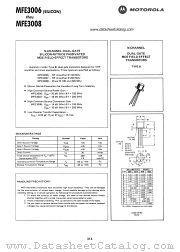 MFE3008 datasheet pdf Motorola