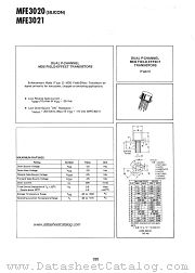 MFE3020 datasheet pdf Motorola