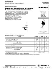 MGP20N60U datasheet pdf Motorola