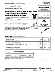 MGSF3442VT1 datasheet pdf Motorola