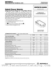 MHPM7B15A60A datasheet pdf Motorola