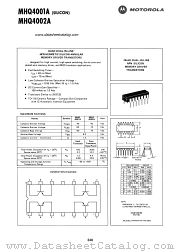 MHQ4001A datasheet pdf Motorola