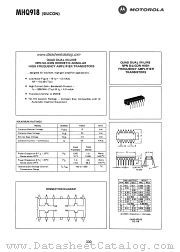 MHQ918 datasheet pdf Motorola