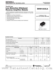 MHW1223LA datasheet pdf Motorola