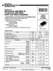 MHW6183 datasheet pdf Motorola