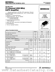 MHW6342 datasheet pdf Motorola