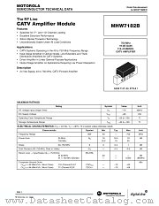 MHW7182B datasheet pdf Motorola