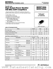 MHW7185 datasheet pdf Motorola