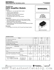 MHW8205L datasheet pdf Motorola
