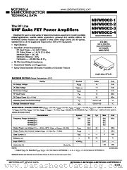 MHW9002-2 datasheet pdf Motorola
