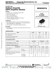 MHW9227A datasheet pdf Motorola