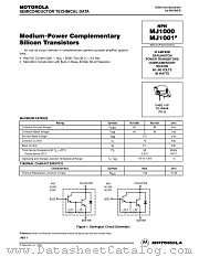 MJ1001 datasheet pdf Motorola