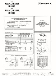MJ11016 datasheet pdf Motorola