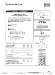 MJ16006 datasheet pdf Motorola