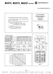 MJ6257 datasheet pdf Motorola