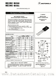 MJ4361 datasheet pdf Motorola