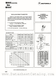 MJ4645 datasheet pdf Motorola