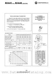 MJ4648 datasheet pdf Motorola
