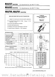 MJ6701 datasheet pdf Motorola